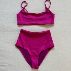 Left on Friday Hi Tide Bottom + Pool Days Top - Hot Pink - Medium
